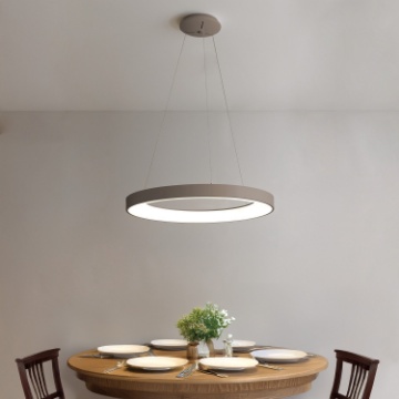 Immagine di Lampadario Circolare 80cm Per Tavolo Inner-R Vivida Led Dimmerabile 3000k 4000k