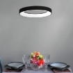 Immagine di Lampadario Da Tavolo Circolare 60cm Vivida Inner-R Led 50w Dimmerabile 3000k 4000k
