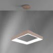 Immagine di Lampadario Quadrato Led Dimmerabile 50w 3000k 4000k Inner-S Vivida