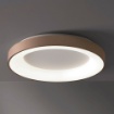 Immagine di Plafoniera Rotonda Da Soggiorno Grande 80cm Led Dimmerabile 80w 3000k-4000k Inner-R Vivida 