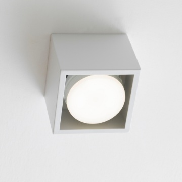 Immagine di Faretto Cubo Da Soffitto Bianco Led Led Gx53 Cage Vivida