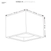 Immagine di Faretto Cubo Da Soffitto Bianco Led Led Gx53 Cage Vivida