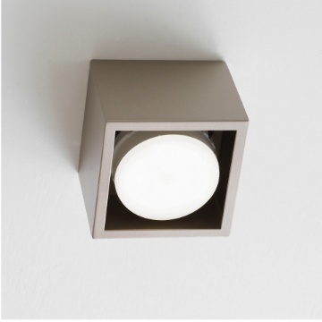 Immagine di Faretto Da Soffitto Cage Vivida Cubo Sabbia Moderno Gx53 Senza Incasso