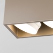 Immagine di Plafoniera Sabbia Design Squadrato 3 Luci Gx53 Cage Vivida