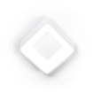 Immagine di Plafoniera Squadrata Inner-S Vivida 40cm Led Dimmerabile 32w 3000k 4000k