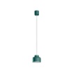 Immagine di Sospensione Singola Moderna Led Gx53 Blu Petrolio Per Isola Bottone Vivida