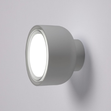 Immagine di Applique Led Da Parete Soffitto Bottone Vivida Titanio Grigio