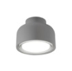 Immagine di Applique Led Da Parete Soffitto Bottone Vivida Titanio Grigio