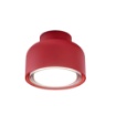 Immagine di Applique Moderna Led Rosso Magenta Bottone Vivida Lampada Da Parete Soffitto