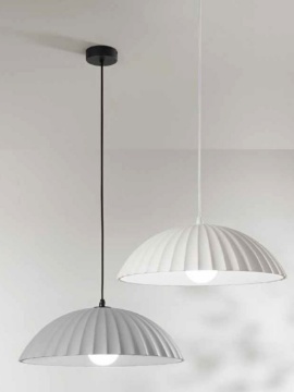 Immagine di Sospensione Cupola Cemento Ombrello Rustic Per Cucina Ondaluce