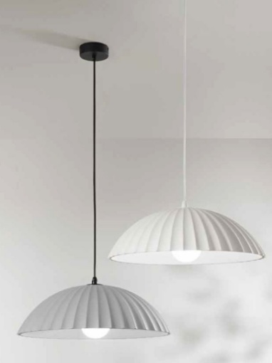 Immagine di Sospensione Cupola Cemento Ombrello Rustic Per Cucina Ondaluce