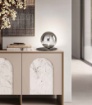 Immagine di Abat-jour Lampada Da Tavolo Con Sfera Vetro Led G9 Snail Ondaluce