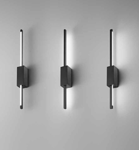 Immagine di Applique Agos Ondaluce Bacchetta Ruotabile 60cm Led 3000k 12w Dimmerabile