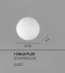 Immagine di Plafoniera In Vetro Bianco Satinato Rotondo 30 cm Oblò Fan Europe