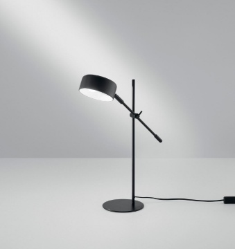Immagine di Lampada Da Tavolo Snodabile Metallo Nero Eiffel Fan Europe