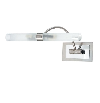 Immagine di Applique Per Specchio Bagno Orientabile Cromo Fissaggio Parete 2xG9 Spot Q1 Intec