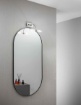 Immagine di Applique Per Specchio Bagno Orientabile Cromo Fissaggio Parete 2xG9 Spot Q1 Intec