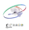 Immagine di Plafoniera Con Pale Da Soffitto Auster Led 60w Luce Vari Colori Regolabile Con Telecomando