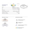 Immagine di Plafoniera Con Pale Da Soffitto Auster Led 60w Luce Vari Colori Regolabile Con Telecomando
