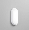 Immagine di Lampada Da Esterno Parete Soffitto Ovale Bianca Flippy Intec Led 12w IP65