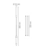 Immagine di Paletto Da Giardino 24v Con Picchetto Fiaccola Led 3000K IP65 Wax Intec