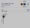 Immagine di Proiettore Led DC24V Nero Con Picchetto IP67 30w RGB 4000k Target Intec