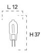 Immagine di Lampadina G4 LED 1,5W 3000k Luce Calda 120 Lumen 360° - 2 PEZZI