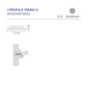Immagine di Profilo Alluminio Piano Base Per Disposizione Strip 2 mt Intec Light