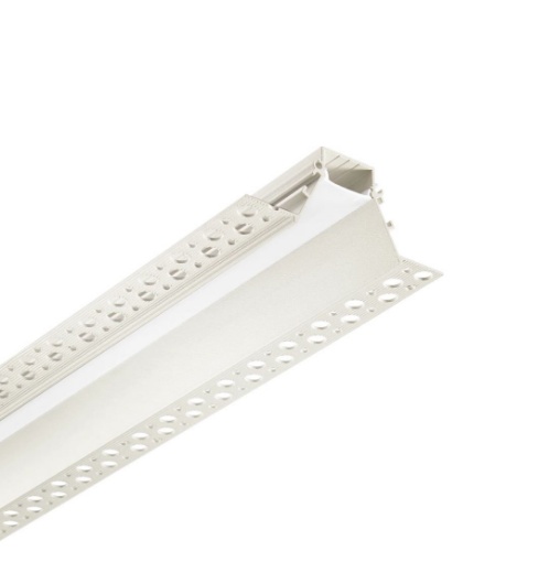 Immagine di Profilo Da Incasso Bianco Veletta 2 mt Per Strip Led Wing Intec Light