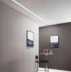 Immagine di Profilo Da Incasso Bianco Veletta 2 mt Per Strip Led Wing Intec Light