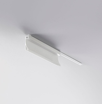 Immagine di Profilo Bianco A Veletta 2 mt Per Strip Led Battiscopa Mop Intec Light