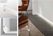 Immagine di Profilo Bianco A Veletta 2 mt Per Strip Led Battiscopa Mop Intec Light