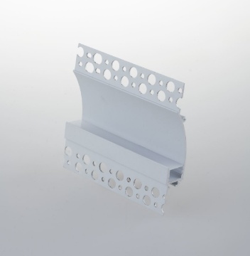 Immagine di Profilo A Veletta 2 mt Bianco Per Cartongesso Parete Trim Intec Light