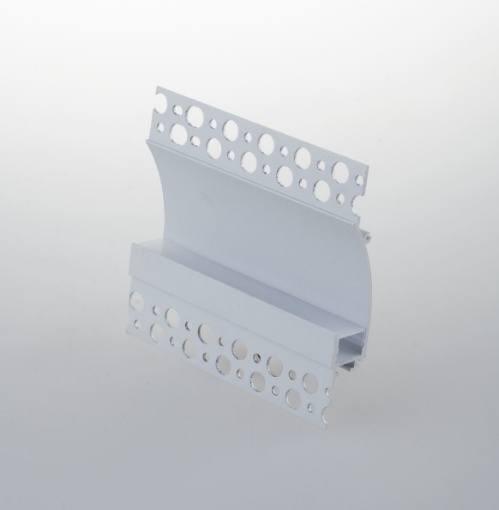 Immagine di Profilo A Veletta 2 mt Bianco Per Cartongesso Parete Trim Intec Light