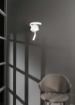 Immagine di Applique Bianca Spirale Led 15w 3000k 4000k Per Camera Da Letto Mystral Fan Europe