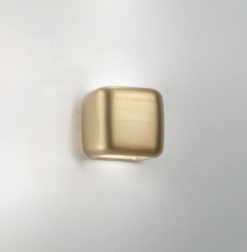 Immagine di Applique Cubo Da Parete Oro Doppia Luce Led Gx53 Babol Gea Luce