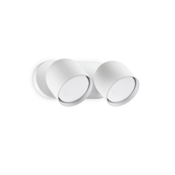 Immagine di Lampada Da Parete Con Faretti Led Gx53 Orientabili Bianco Dodo Ideal Lux