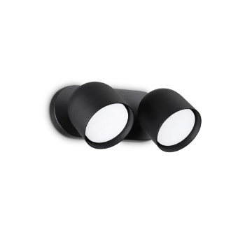 Immagine di Applique Moderna Con Diffusori Orientabili Gx53 Led Nero Dodo Ideal Lux