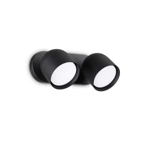 Immagine di Applique Moderna Con Diffusori Orientabili Gx53 Led Nero Dodo Ideal Lux