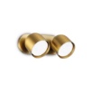 Immagine di Applique Ottone Con Faretti Led Orientabili Gx53 Dodo Ideal Lux