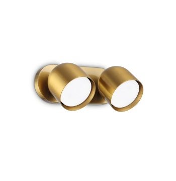 Immagine di Applique Ottone Con Faretti Led Orientabili Gx53 Dodo Ideal Lux