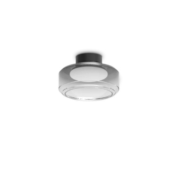 Immagine di Plafoniera Rotonda Moderna Vetro Sfumato Led 3000k Topico 25cm Ideal Lux