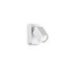 Immagine di Faretto Led Orientabile GU10 Squadrato Per Camera Da Letto Rudy AP1 Ideal Lux
