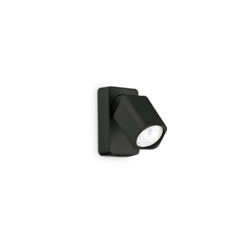 Immagine di Faretto Led Orientabile GU10 Squadrato Per Camera Da Letto Rudy AP1 Ideal Lux
