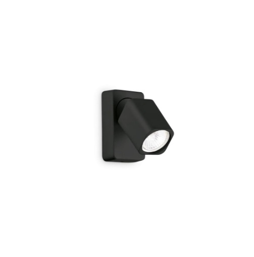 Immagine di Faretto Led Orientabile GU10 Squadrato Per Camera Da Letto Rudy AP1 Ideal Lux
