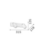Immagine di Applique Da Parete Con 2 Faretti Quadrati Orientabili GU10 Rudy AP2 Square Ideal Lux