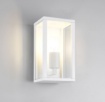 Immagine di Applique Rettangolare Bianca Garonne Per Esterni IP44 Trio Lighting