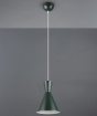 Immagine di Sospensione Isola Cucina Cono Metallo Verde Pistacchio Enzo Trio Lighting