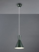 Immagine di Sospensione Isola Cucina Cono Metallo Verde Pistacchio Enzo Trio Lighting