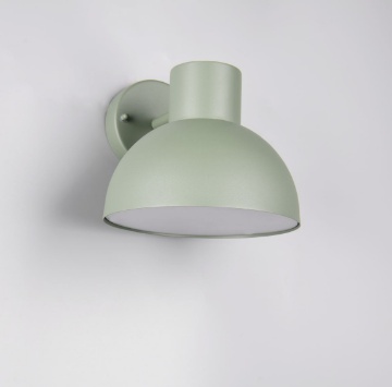 Immagine di Applique Moderna Rotonda Verde Per Esterno IP44 Elbe Trio Lighting